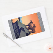 Nationalparks Rechteckiger Aufkleber (Umschlag)