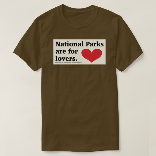 Nationalparks sind für Liebhaber Aufkleber Long T-Shirt (Design vorne)