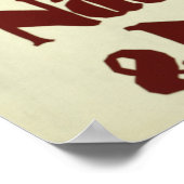 Nationalparks und Denkmäler Vintage Reiseplakat Poster (Ecke)