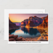Nationalparks USA, Postkarte für Postübergänge (Vorne/Hinten)