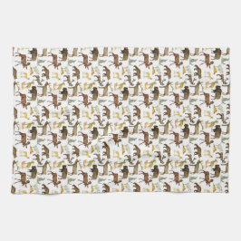 Nationalparks Wildtiere Geschirrtuch