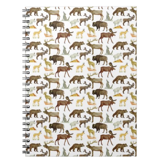 Nationalparks Wildtiere Notizblock (Vorderseite)