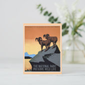 Nationalparks WPA Reiseplakat Postkarte (Stehend Vorderseite)