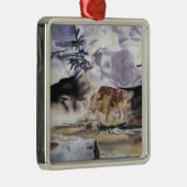Nationalparks: Yellowstone Buffalo Ornament Aus Metall (Rechts)