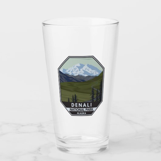 Nationalparkstraße Denali Glas (Vorderseite)