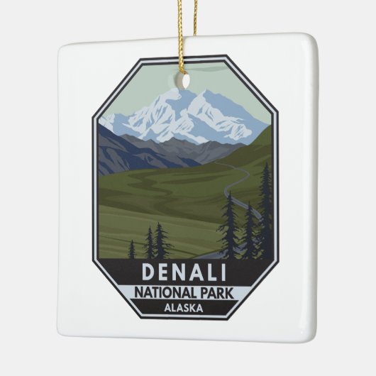 Nationalparkstraße Denali Keramikornament (Links)