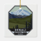Nationalparkstraße Denali Keramikornament (Rückseite)