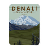 Nationalparkstraße Denali Magnet (Vertikal)