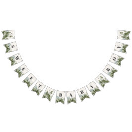 Nationalparkwald-Wald Babyduschbanner Wimpelkette