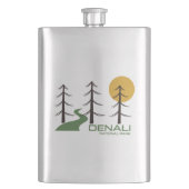 Nationalparkweg Denali Flachmann (Vorderseite)