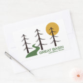 Nationalparkweg Great Basin Rechteckiger Aufkleber (Umschlag)