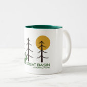 Nationalparkweg Great Basin Zweifarbige Tasse (VorderseiteRechts)