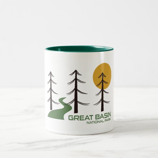 Nationalparkweg Great Basin Zweifarbige Tasse (Mittel)