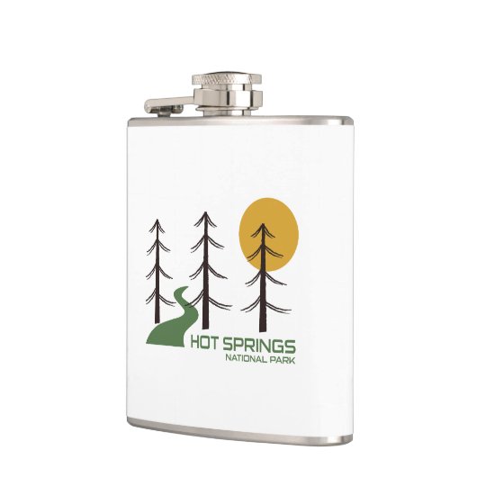 Nationalparkweg Hot Springs Flachmann (Links)