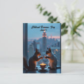 Nationalromantag Feiertagspostkarte (Stehend Vorderseite)