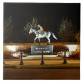 Nationalstatue Saratoga Keramik Tile Fliese (Vorderseite)