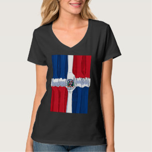 Nationalstolz der Dominikanischen Republik DR-Flag T-Shirt