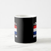 Nationalstolz des kroatischen Getränketeams Kaffeetasse (Mittel)
