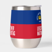 Nationaltagsflagge Liechtenstein (Links)