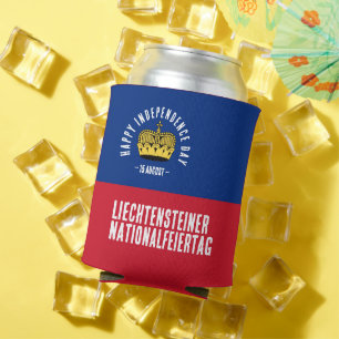 Nationaltagsflagge Liechtenstein Dosenkühler
