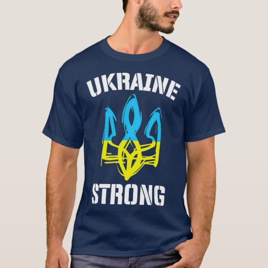 Nationalteam der ukrainischen Studenten Starke Ukr T-Shirt (Vorderseite)