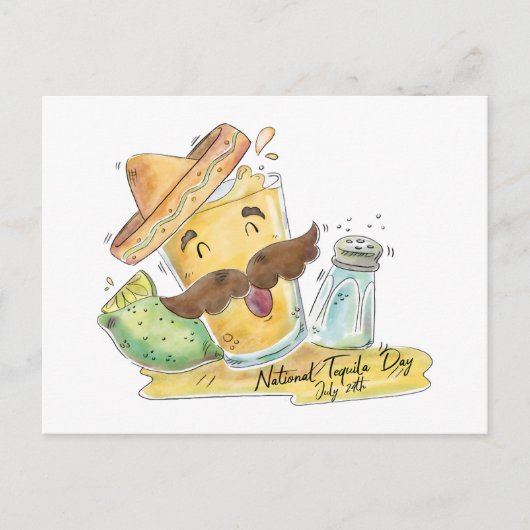 Nationaltequila Postkarte (Vorderseite)