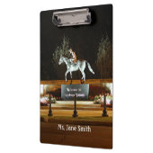 Nationaltheater Horse Statue Saratoga Klemmbrett (Links)