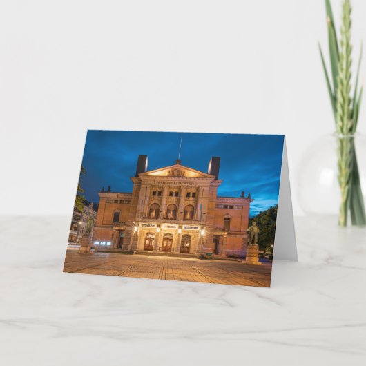 Nationaltheater Oslo Karte (Vorderseite)