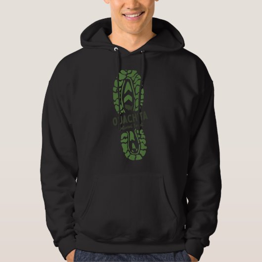 Nationalwald Arkansas Forest Ar wandern Hoodie (Vorderseite)