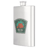 Nationalwald-Camping des Delta Flachmann (Links)