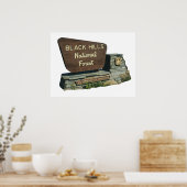 Nationalwald der Black Hills Poster (Küche)