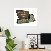 Nationalwald der Black Hills Poster (Heimbüro)