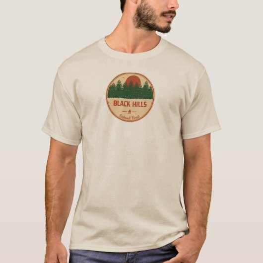 Nationalwald der Black Hills T-Shirt (Vorderseite)