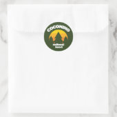 Nationalwald von Coconino Runder Aufkleber (Tasche)