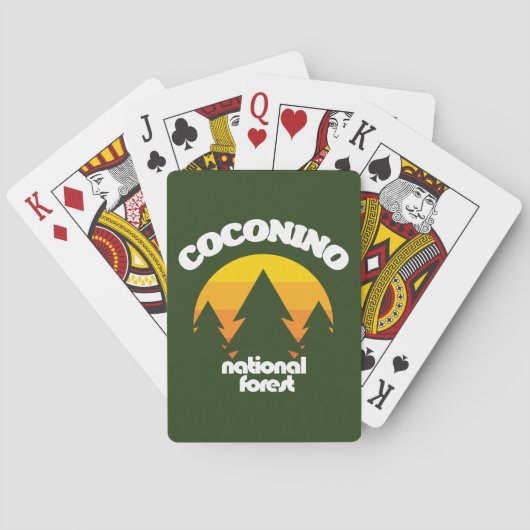 Nationalwald von Coconino Spielkarten (Rückseite)
