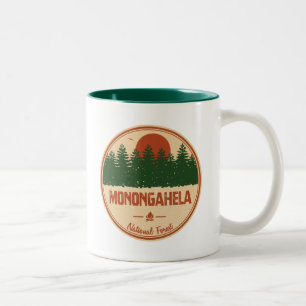 Nationalwald von Monongahela Zweifarbige Tasse