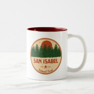 Nationalwald von San Isabel Zweifarbige Tasse