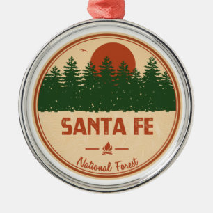 Nationalwald von Santa Fe Ornament Aus Metall