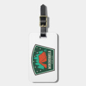 Nationalwald West-Virginia-Camping Gepäckanhänger (Vorderseite vertikal)