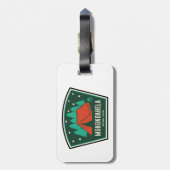 Nationalwald West-Virginia-Camping Gepäckanhänger (Rückseite vertikal)