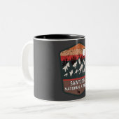 Nationalwald Zweifarbige Tasse (Vorderseite Links)