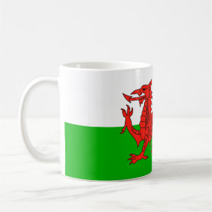 Nations-Waliser-Symbol Wales-Landesflagge Kaffeetasse