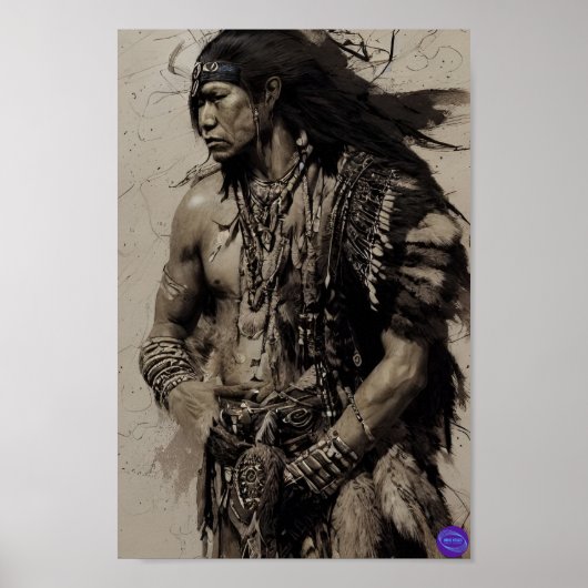 NATIVAMERIKANER 4 POSTER (Vorne)