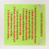 Native 10 Gebote 676 Stück Puzzle (Horizontal)