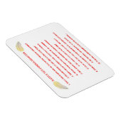 Native 10 Gebote Flexible Foto Magnet (Rechte Seite)
