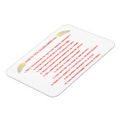 Native 10 Gebote Flexible Foto Magnet (Linke Seite)