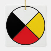 Native 10 Gebote Keramik Ornament (Rückseite)