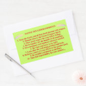 Native 10 Gebote Sticker (Umschlag)