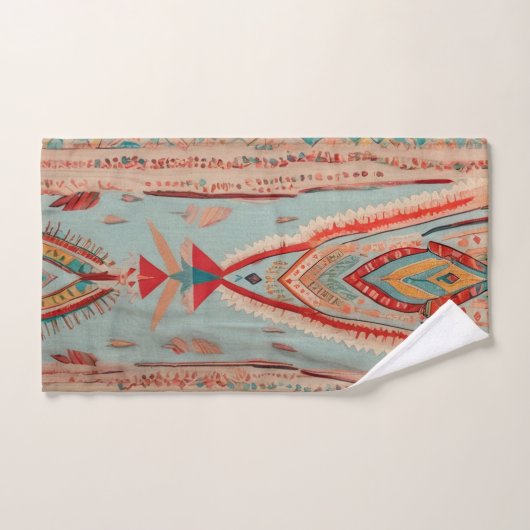 Native America Pattern Badhandtuch Set (Handtuch)
