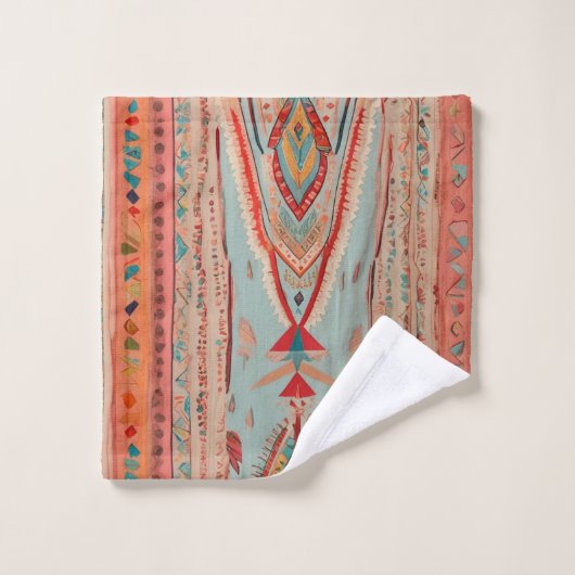 Native America Pattern Badhandtuch Set (Waschlappen)